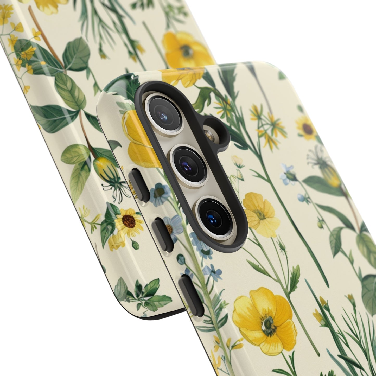 Floral Sage Yellow Wildflower Phone Case