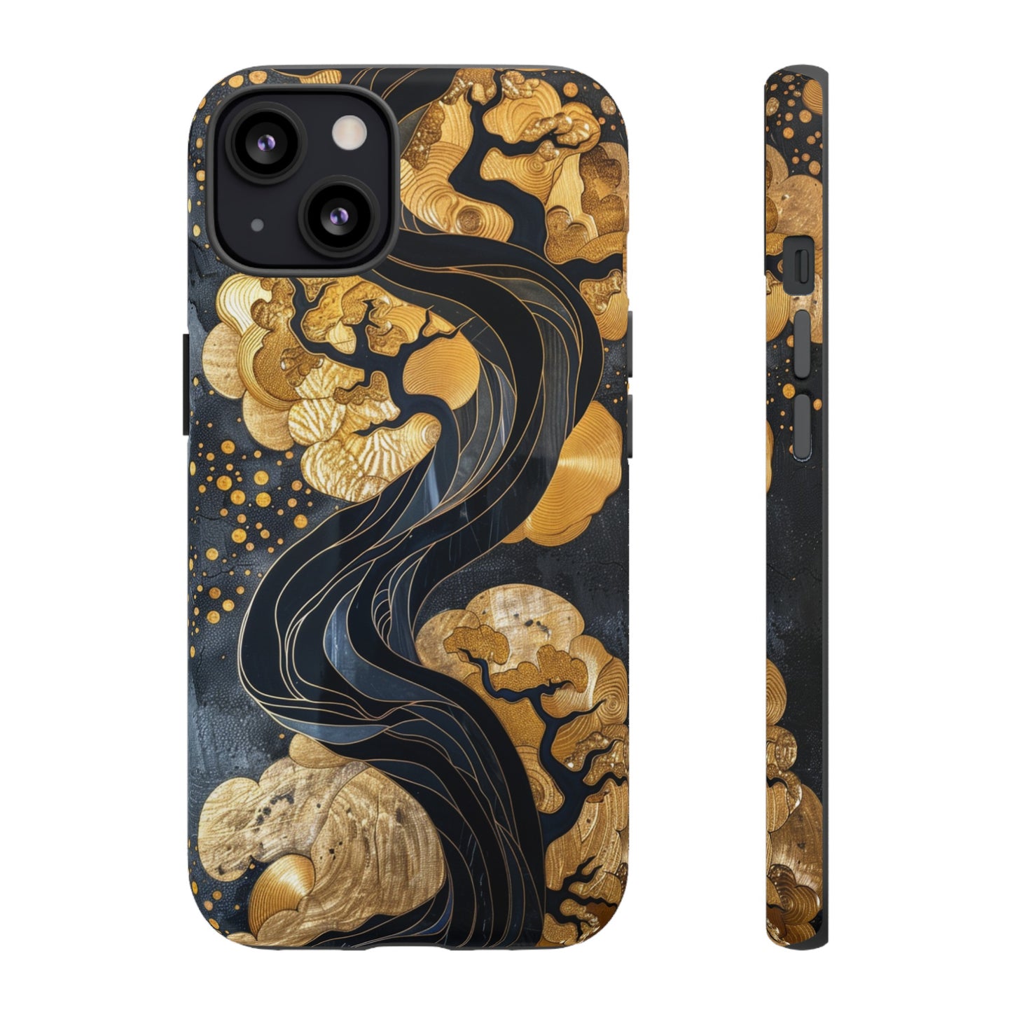 Gold and Silver Tree of Life Design Phone Case