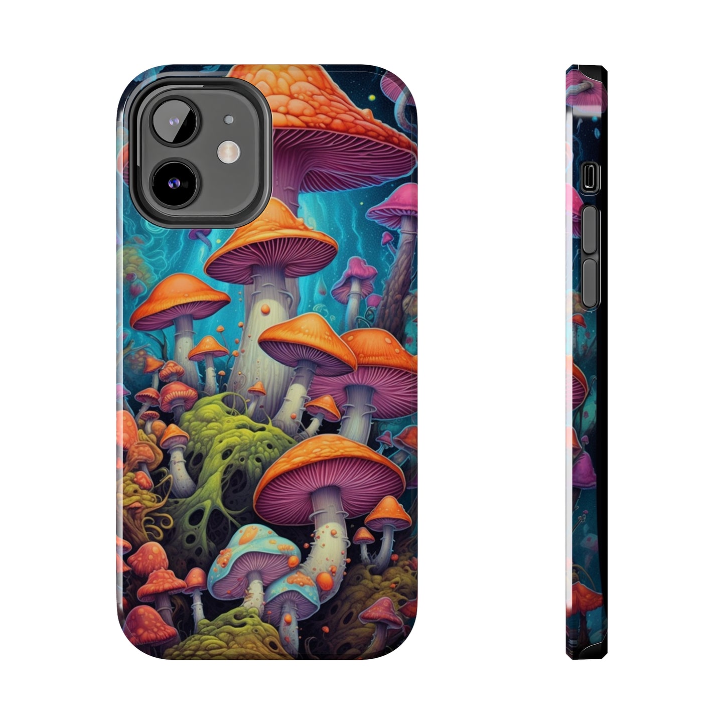 Trippy Magic Mushroom Tough iPhone Case | Embrace the Psychedelic Enchantment