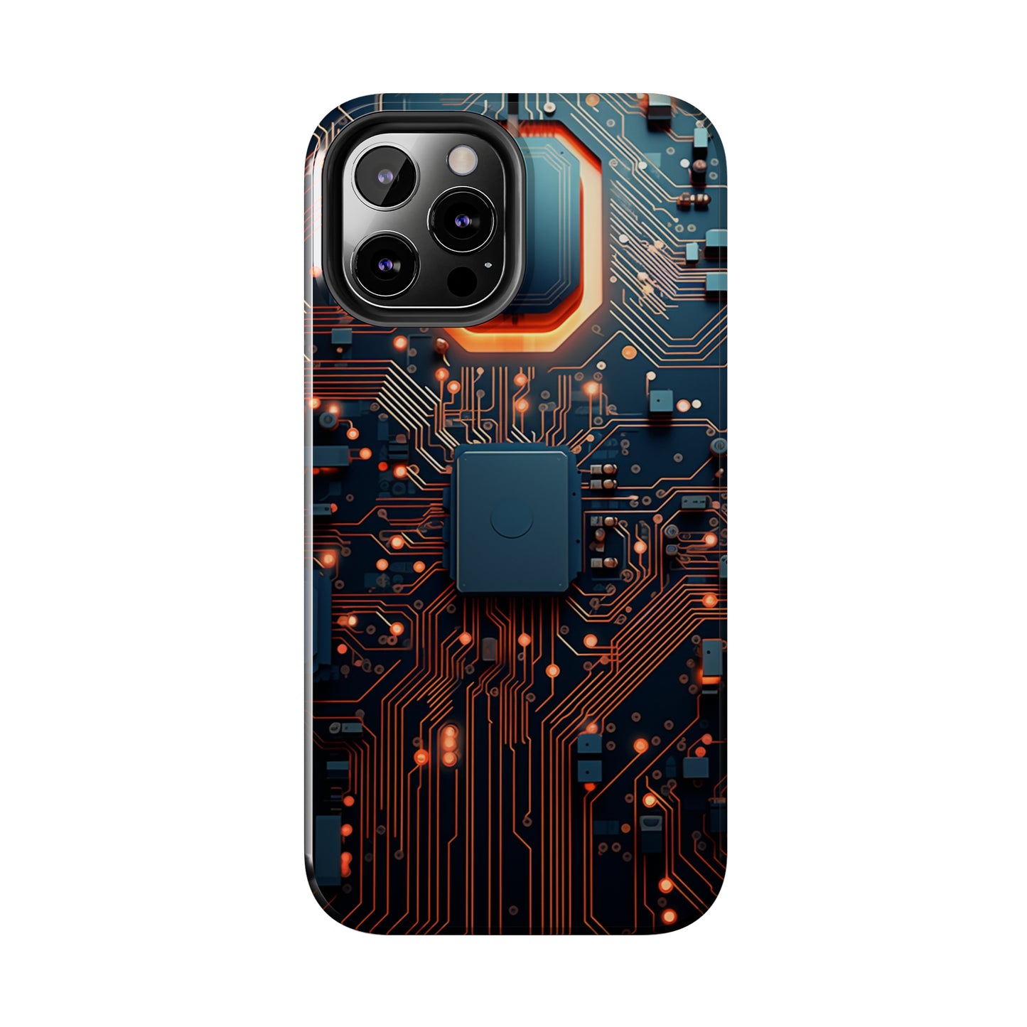 Neon Nexus: Cyberpunk Circuit Board | Futuristic Tech-Inspired iPhone Case