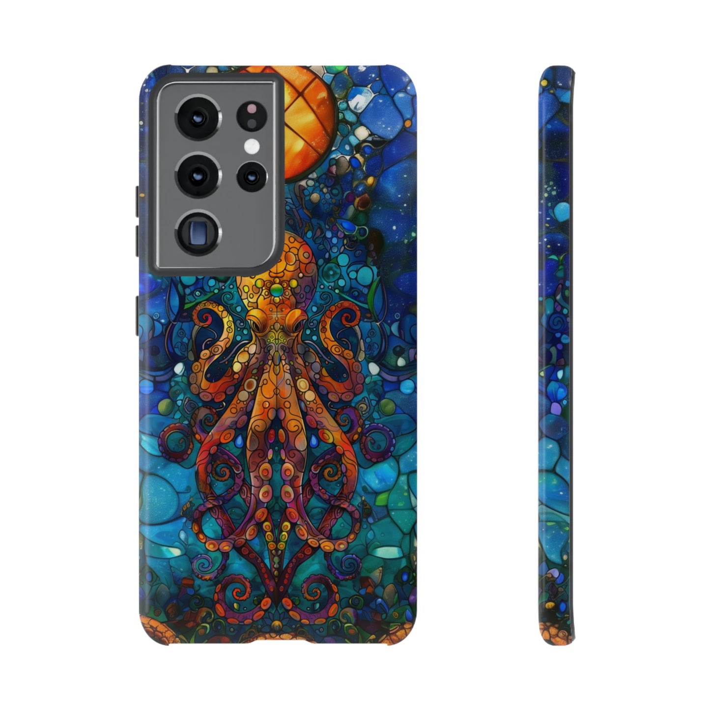 Octopus Stained Glass Undersea Magic Phone Case