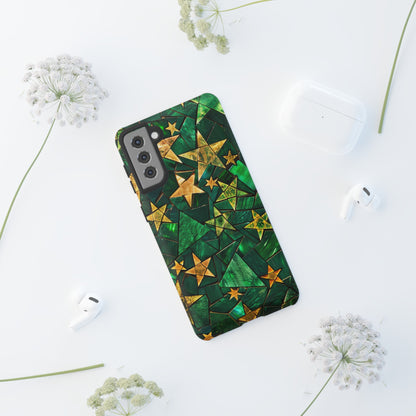 Green Celestial Stained Glass Mosaic Phone Case