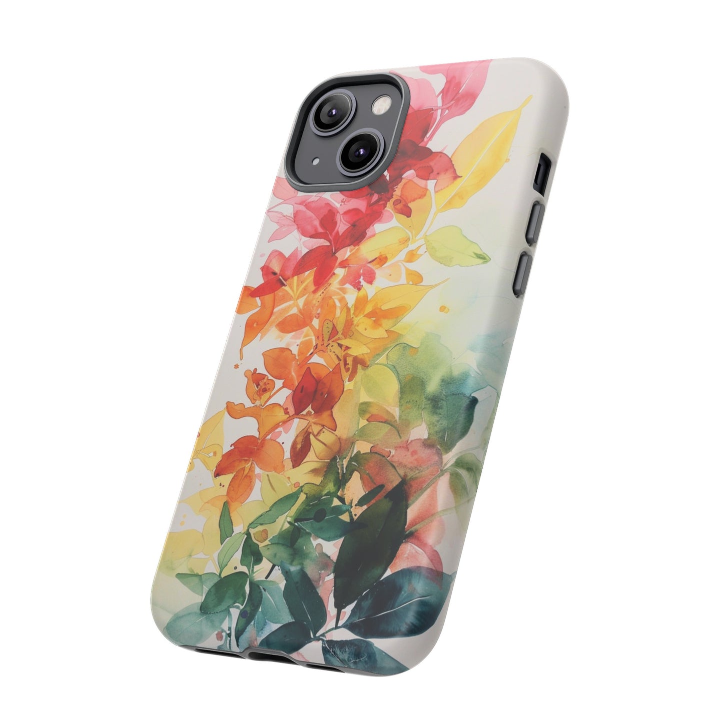 Floral Watercolor Painting iPhone 15 Case