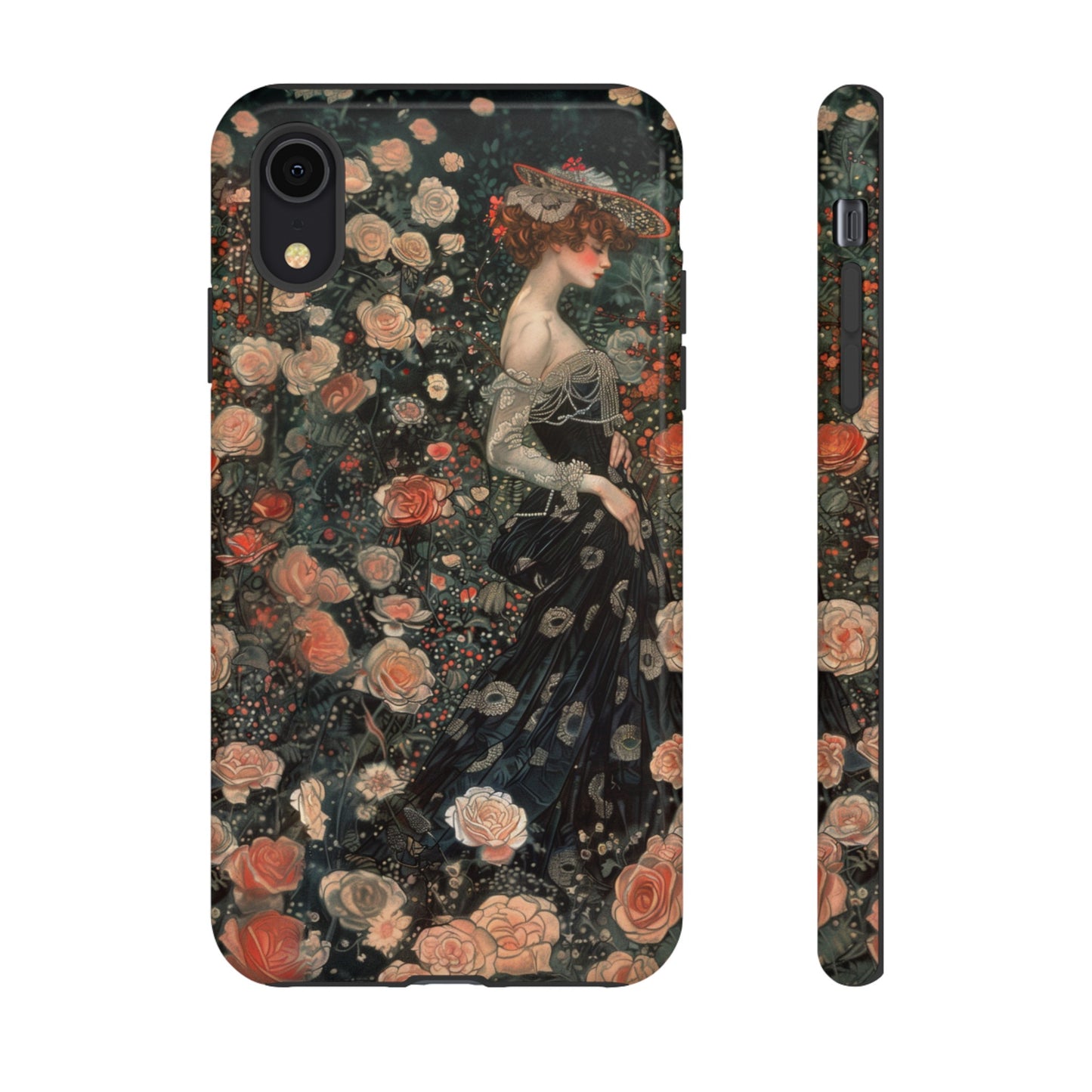 Art Nouveau French Floral Beauty Painting Phone Case