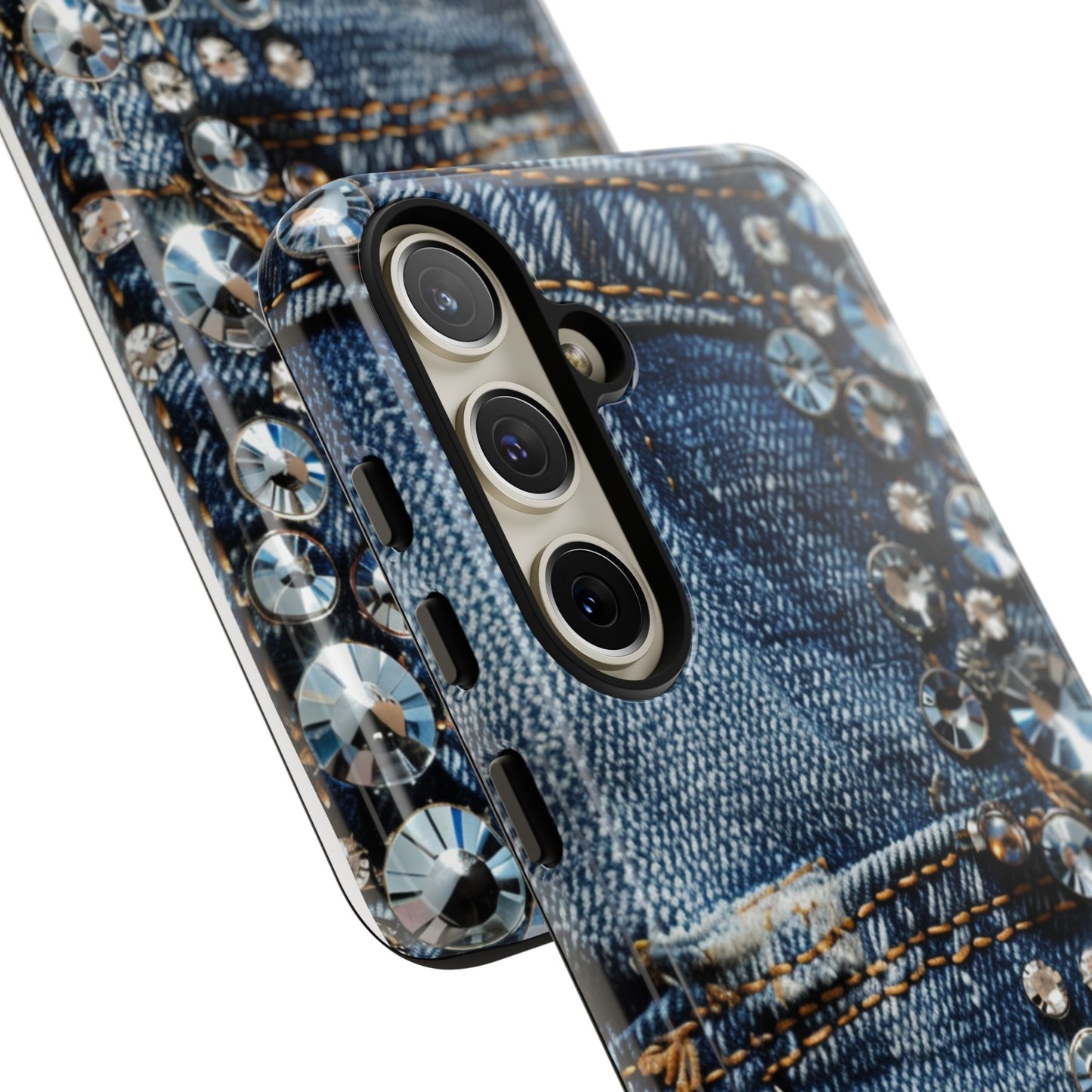 Blue Jean Queen Rhinestone Bling Phone Case