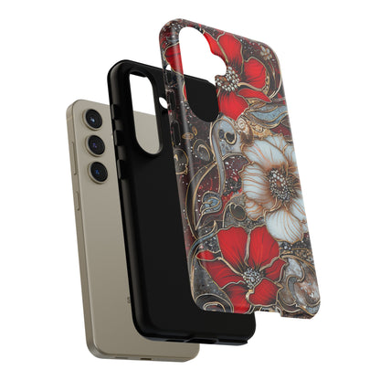 Stained Glass Floral Paisley Explosion Phone Case