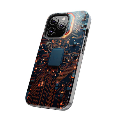 Neon Nexus: Cyberpunk Circuit Board | Futuristic Tech-Inspired iPhone Case