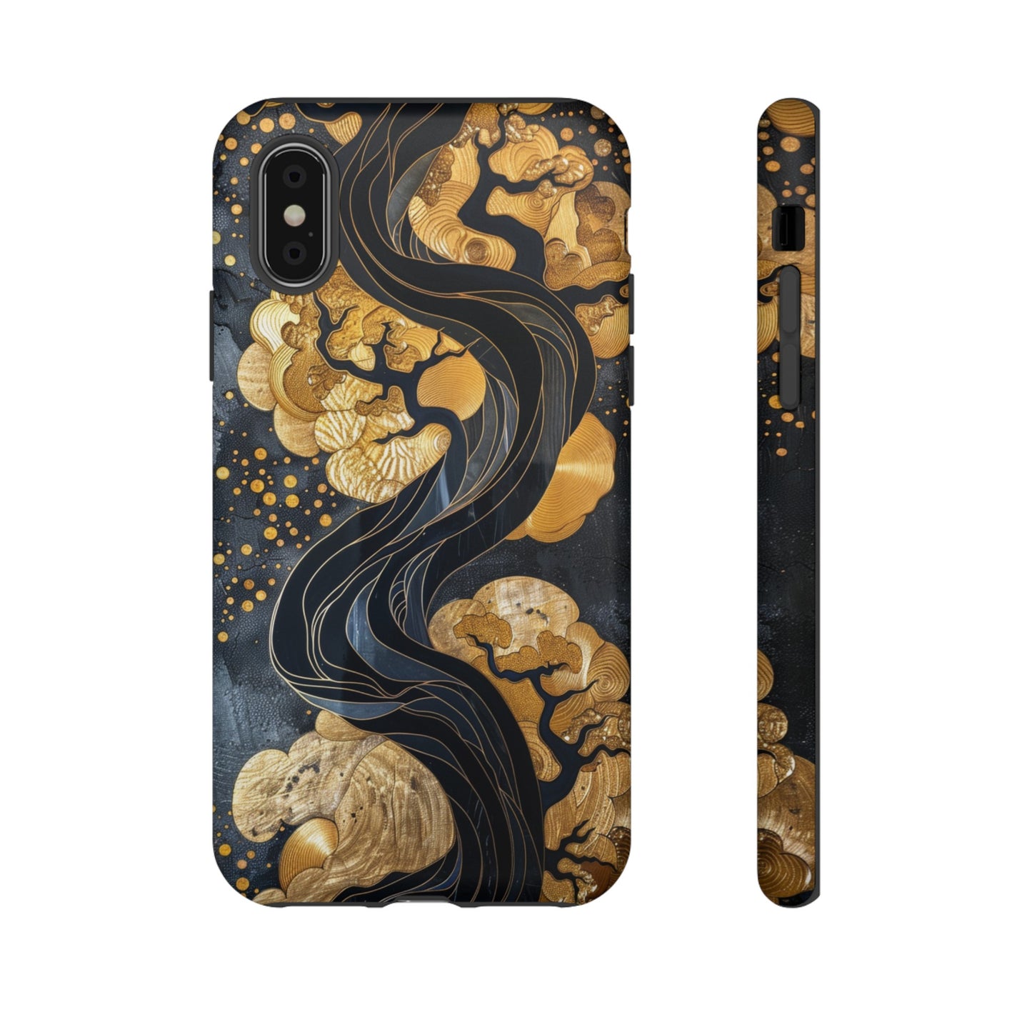 Gold and Silver Tree of Life Design Phone Case