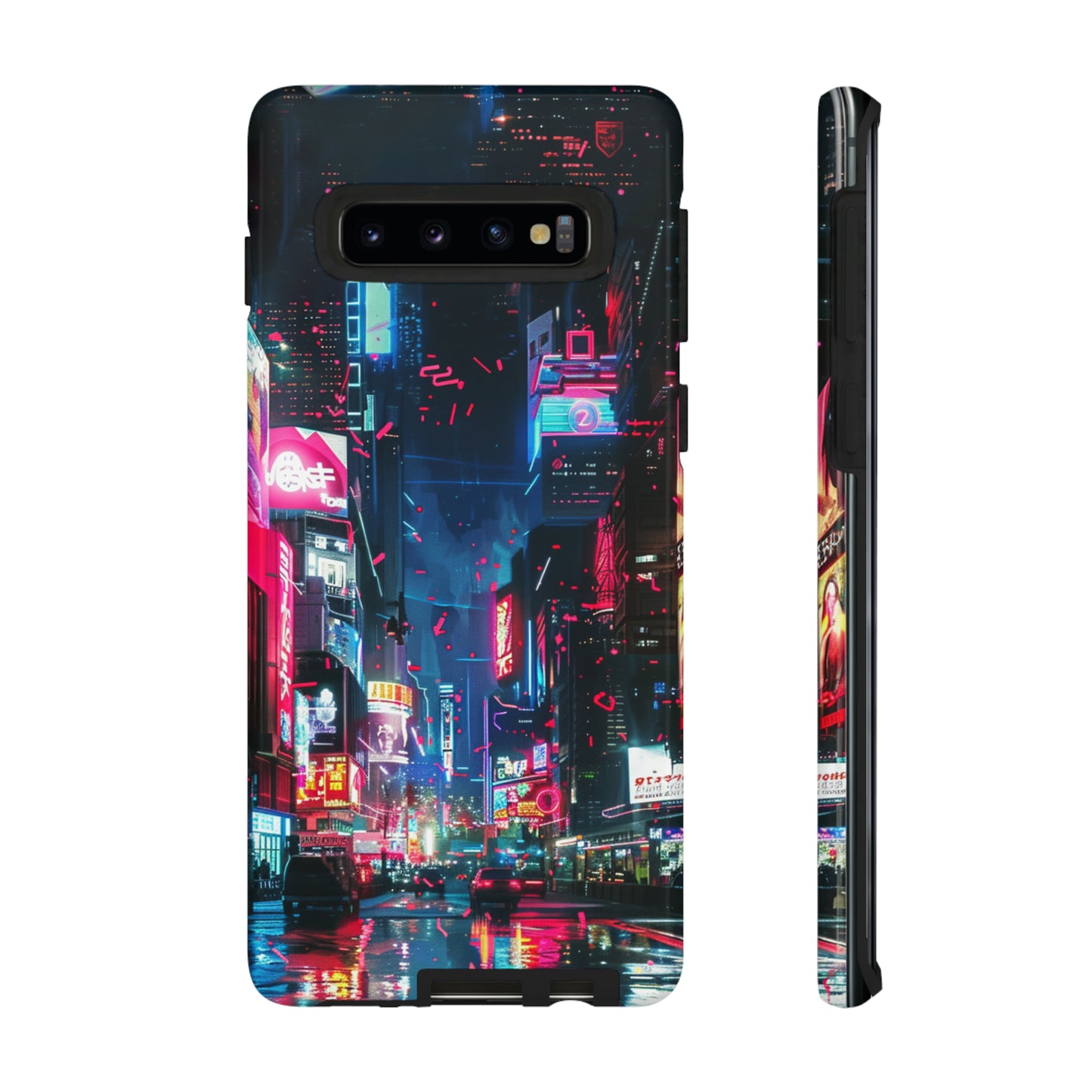 Cyberpunk Tokyo Cityscape Phone Case