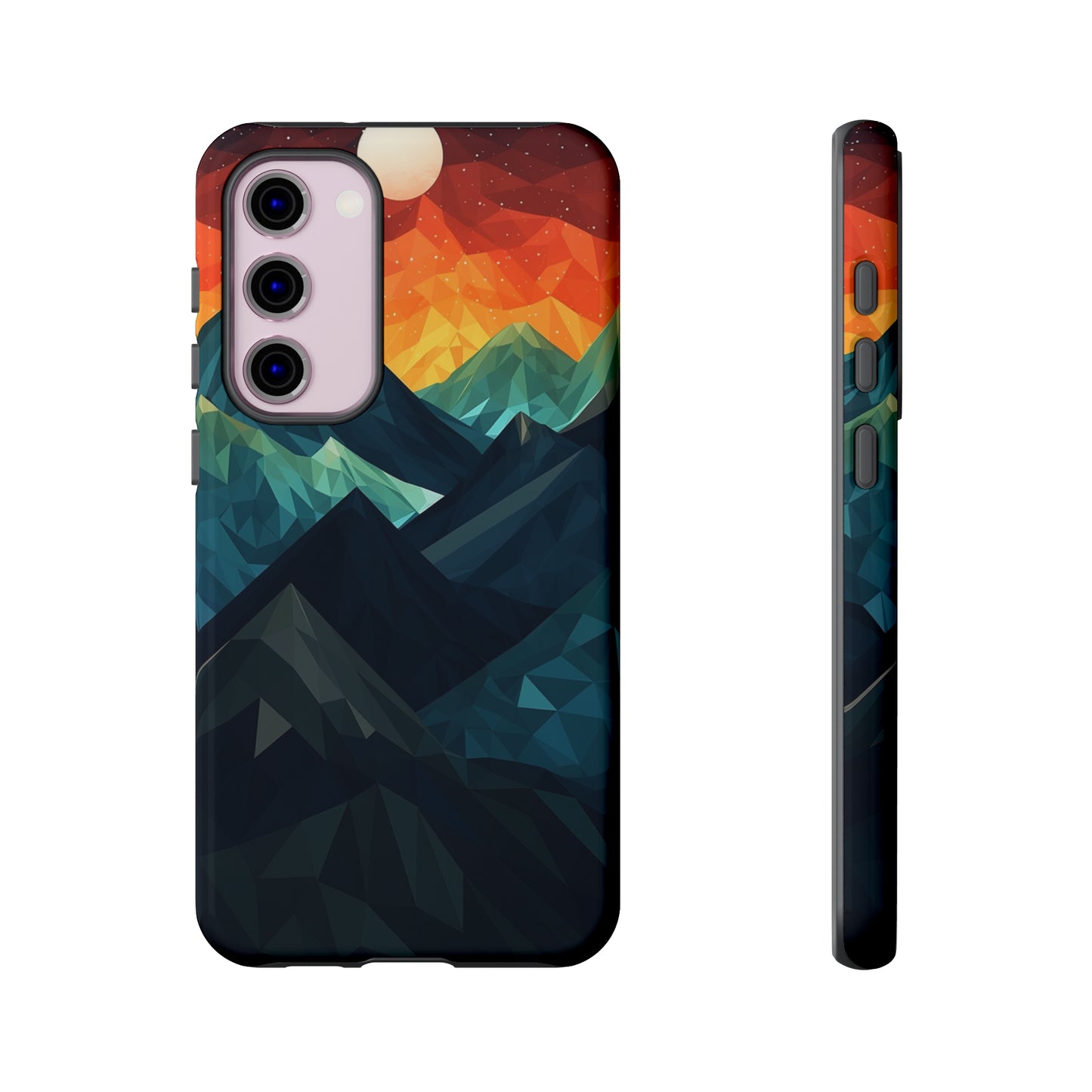 Mountain Abstract Tough Case | Embrace Nature's Beauty with a Durable Phone Case