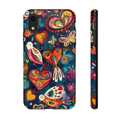 Bright Colorful Mexican Style Mural Painting Phone Case