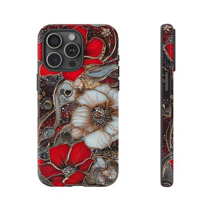 Stained Glass Floral Paisley Explosion Phone Case