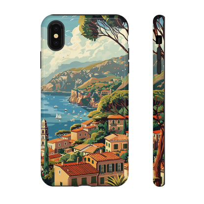 Midcentury French Riviera Landscape Painting Phone Case