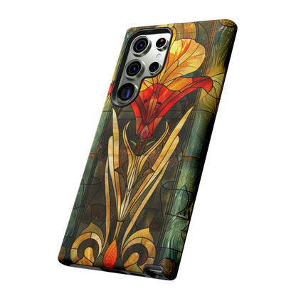 Art Deco Stained Glass floral Phone Case