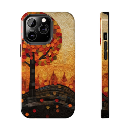 Forest Embroidered Style Phone Cover