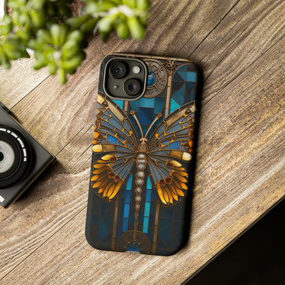 Stained Glass iPhone Butterfly Floral Aesthetic Art Nouveau