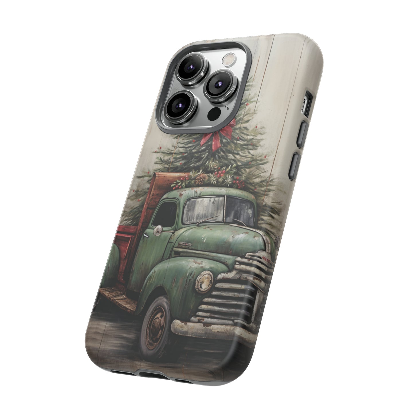 Christmas Pickup Truck Phone Case for iPhone