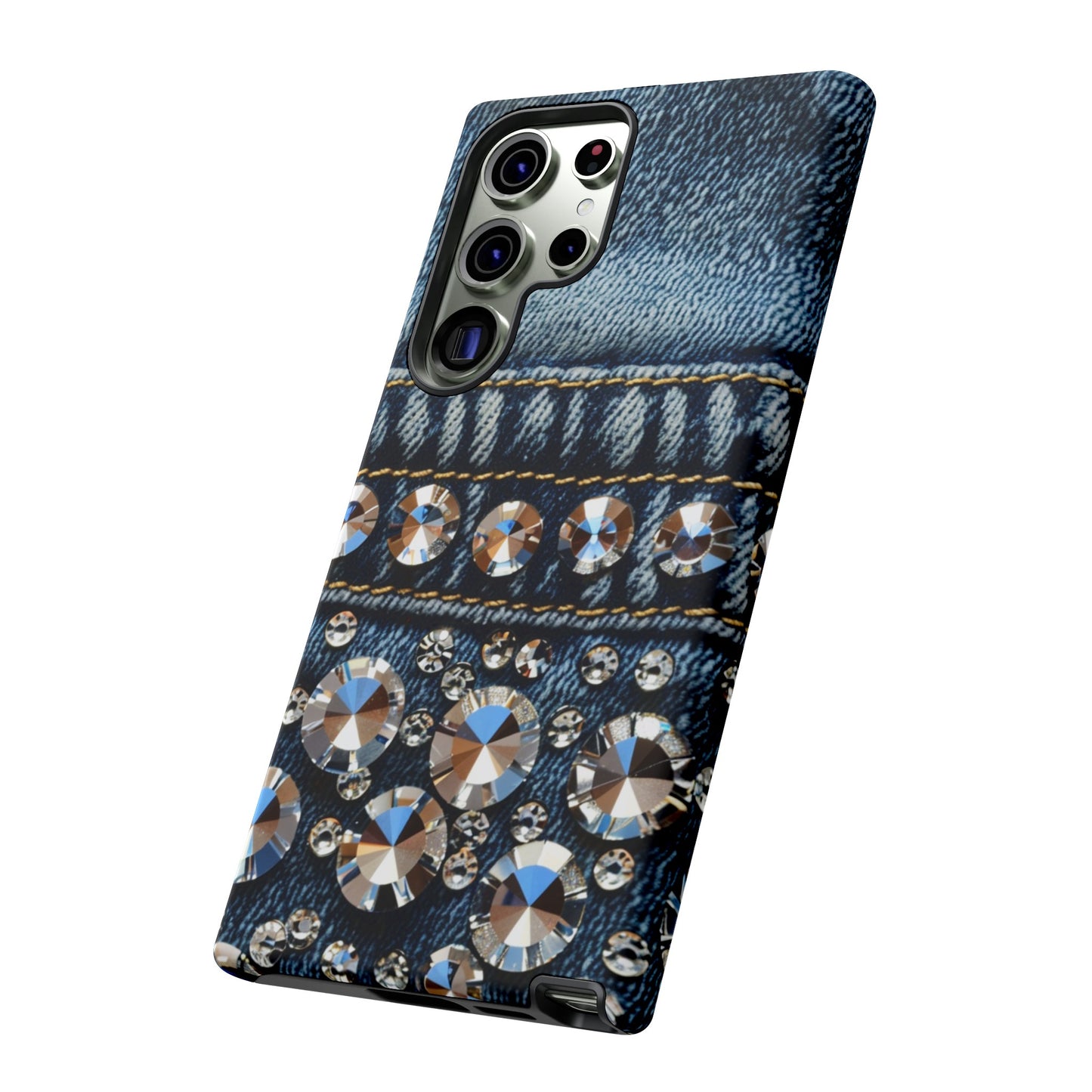 Blue Jean Queen Rhinestone Bling Phone Case