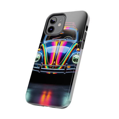 iPhone Case | Colorful Journeys: Psychedelic VW Bug iPhone Tough Case