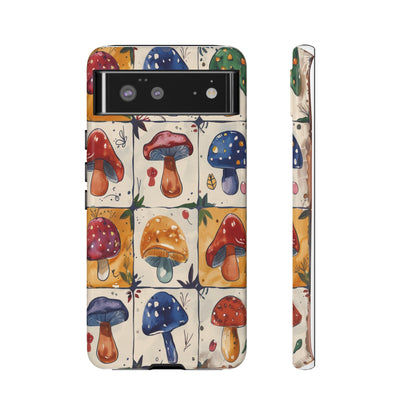 Trippy Magic Mushroom Toadstools Phone Case