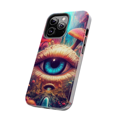 Eye of the Mushroom Psychedelic Art iPhone Case | Embrace the Trippy Enigma