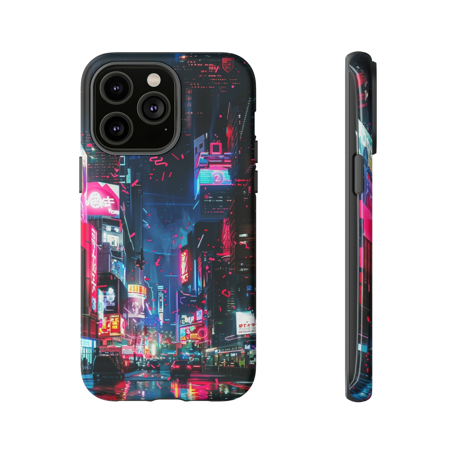 Cyberpunk Tokyo Cityscape Phone Case