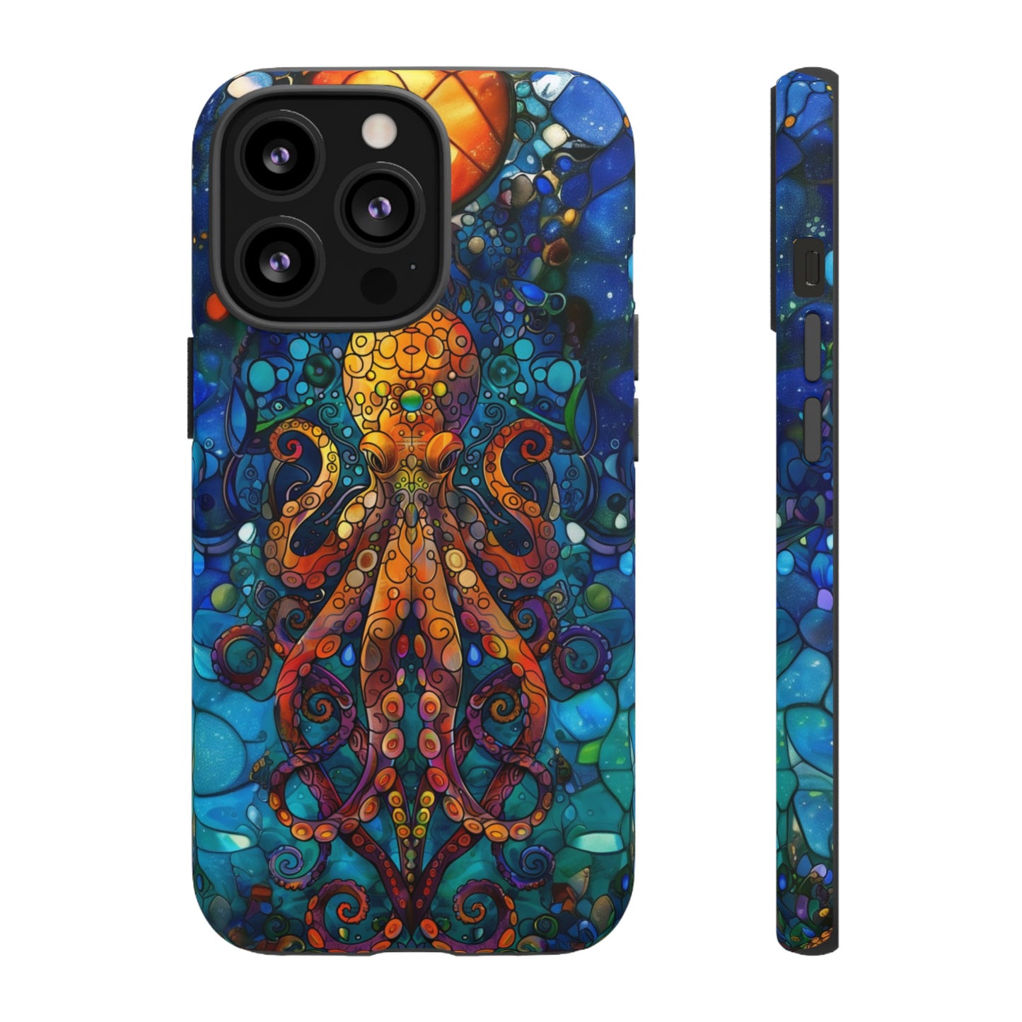 Octopus Stained Glass Undersea Magic Phone Case