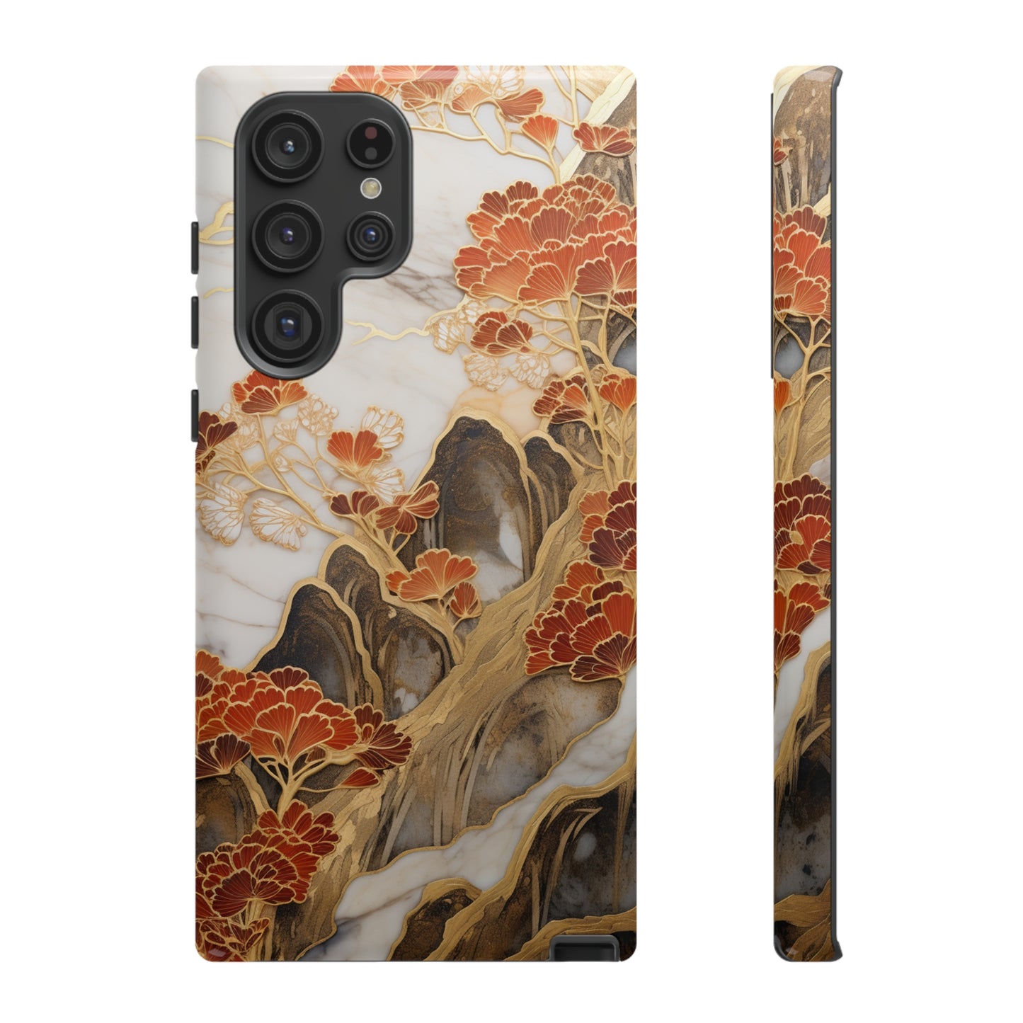 Chiyogami Floral Tough iPhone Case Galaxy S23 S22 S21 S20 Plus Ultra | Iphone 14 13 12 11 8 Pro Max Mini | Pixel 7 6 Pro 5 | Japanese Boho