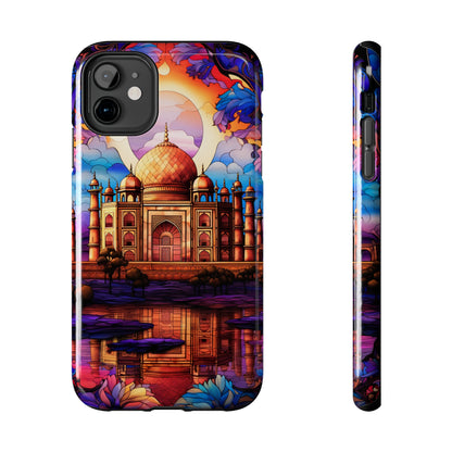 Taj Mahal Silhouette iPhone Case | Royal Elegance for Models 11 through 14 Pro Max