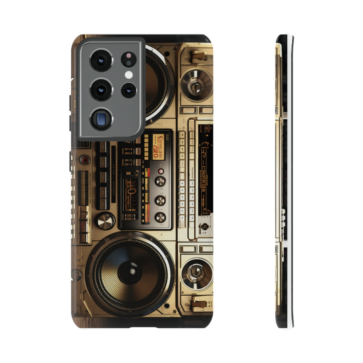 Urban Beats: Boombox Hip Hop Music Pixel Phone Case | Retro Rhythms for iPhone 15 Models