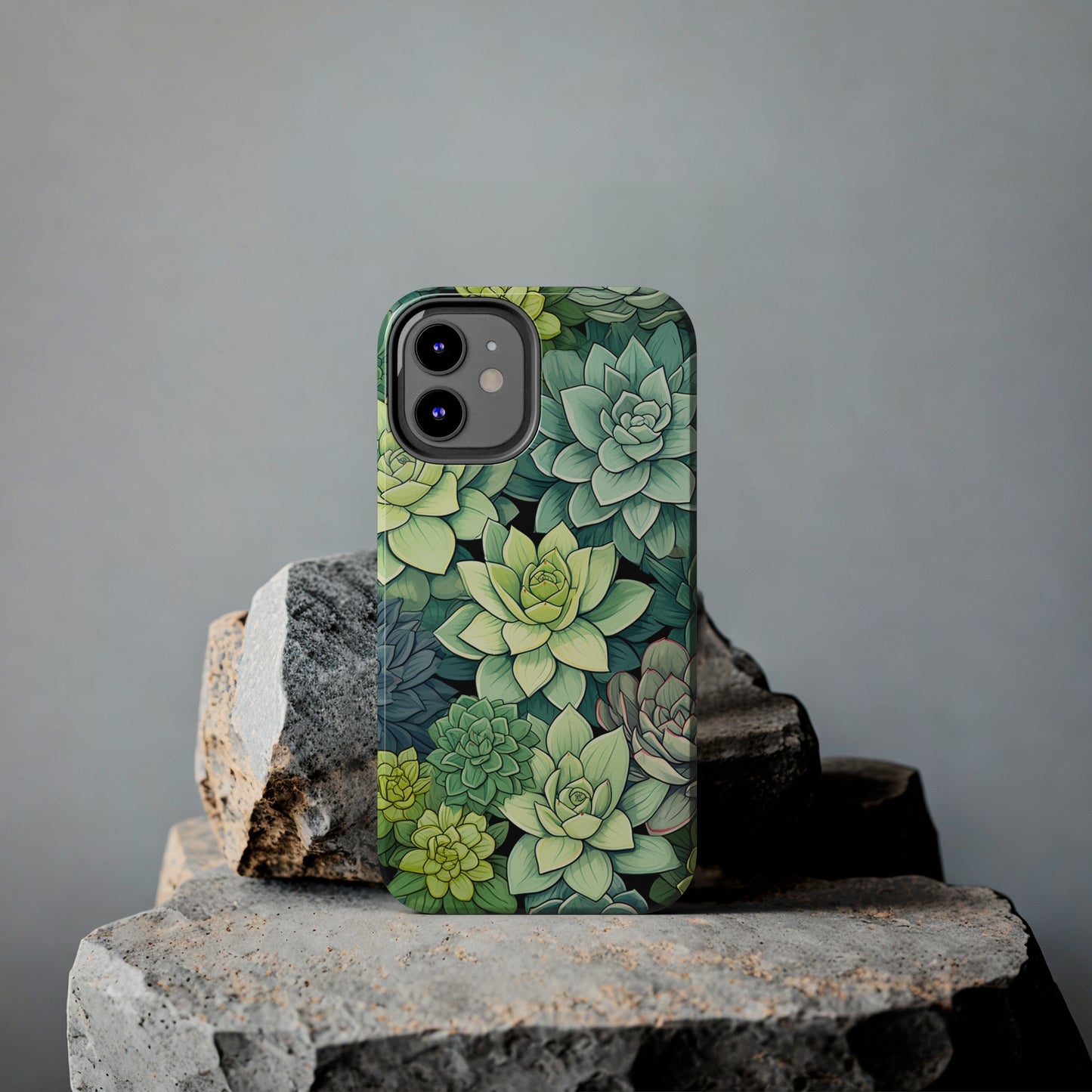 Succulent Desert Cactus Floral iPhone Case | Embrace the Beauty of Arid Elegance