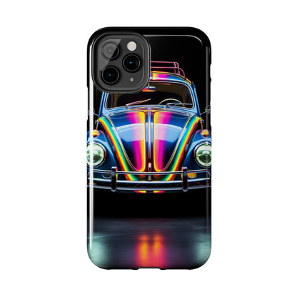 iPhone Case | Colorful Journeys: Psychedelic VW Bug iPhone Tough Case