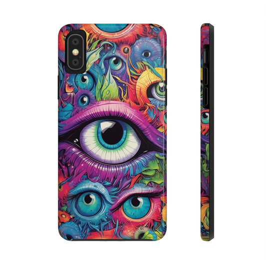 Psychedelic Eyeballs iPhone Case