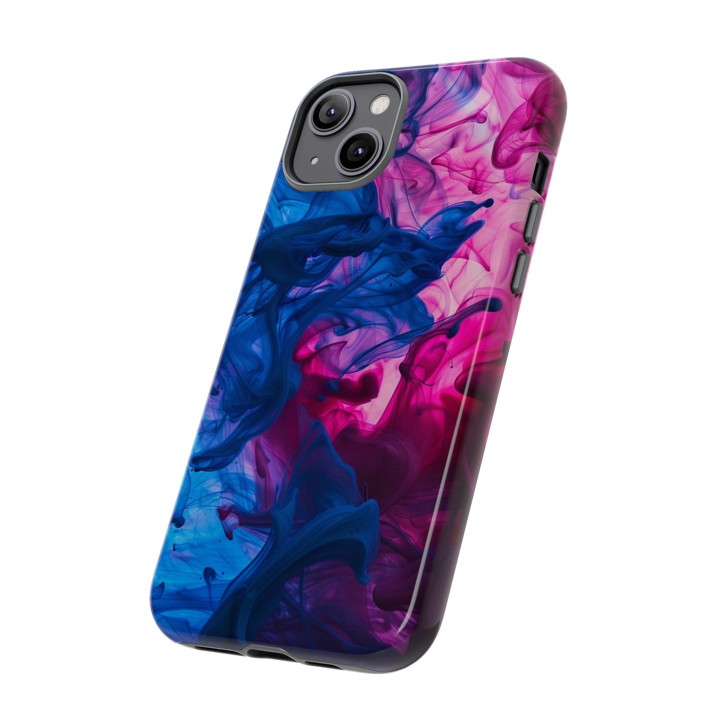 Magenta and Blue Color Explosion Phone Case