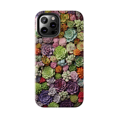 Succulent Desert Cactus Floral iPhone Case | Embrace the Beauty of Arid Elegance