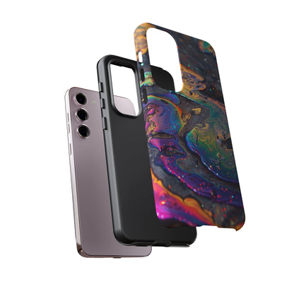 Opalescent Marbled Holographic Print Phone Case