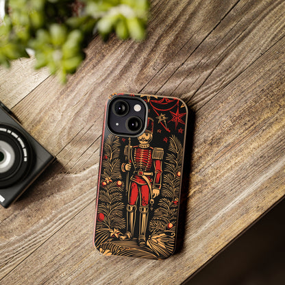 Guardian of Yuletides Past: Vintage Christmas Toy Soldier | Tough iPhone Case