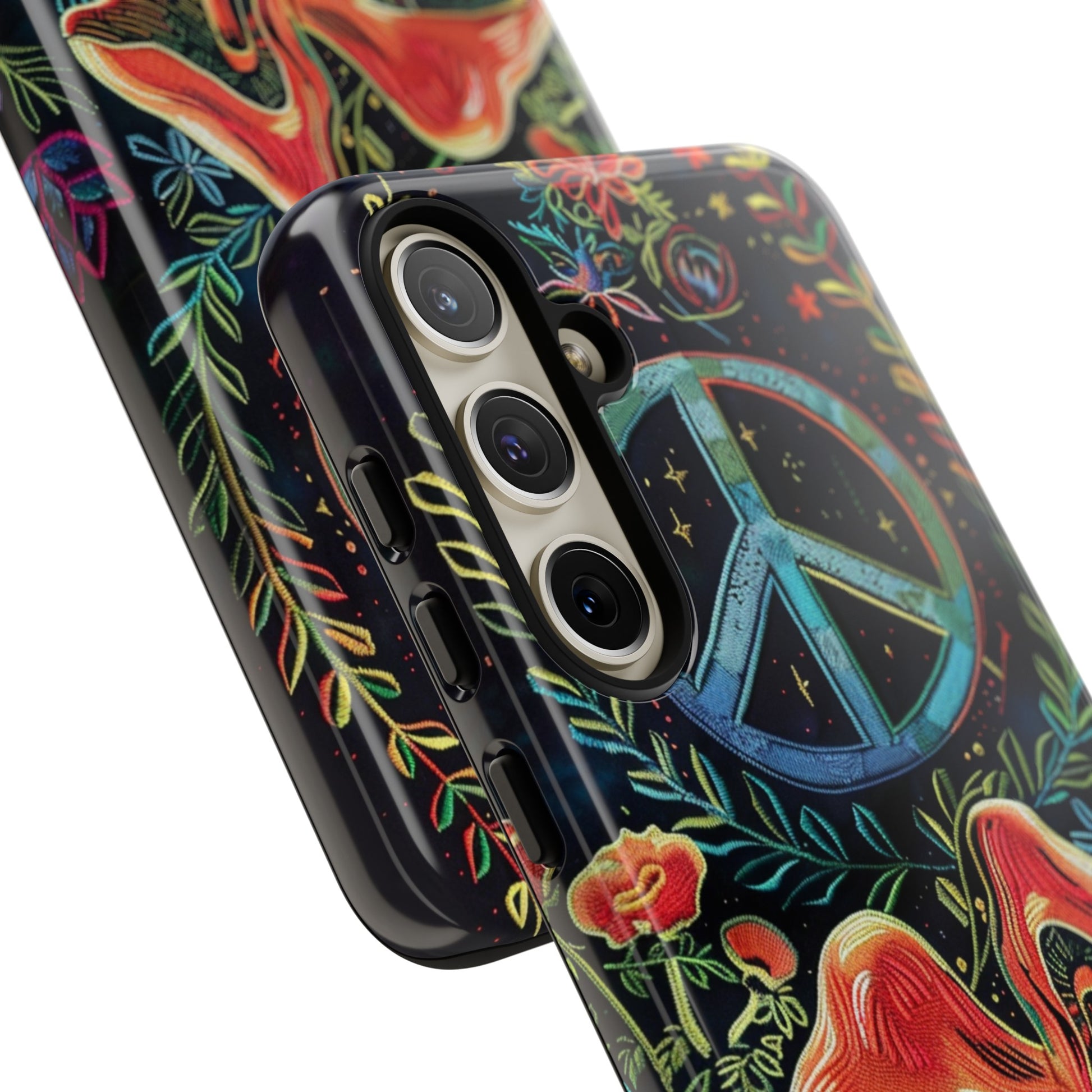 Peace sign phone cover for Samsung Galaxy S24