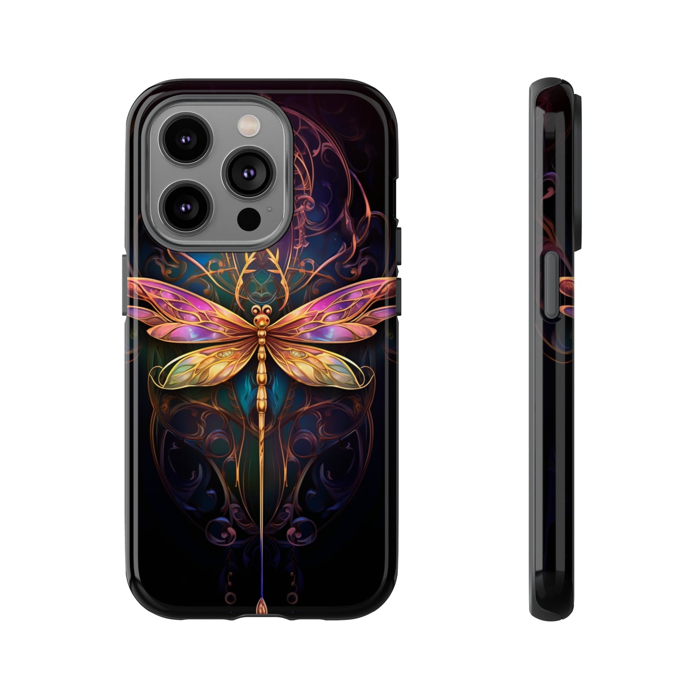 Art Nouveau Dragonfly - A Timeless Symbol of Elegance for Google Pixel, iPhone, and Samsung Cases