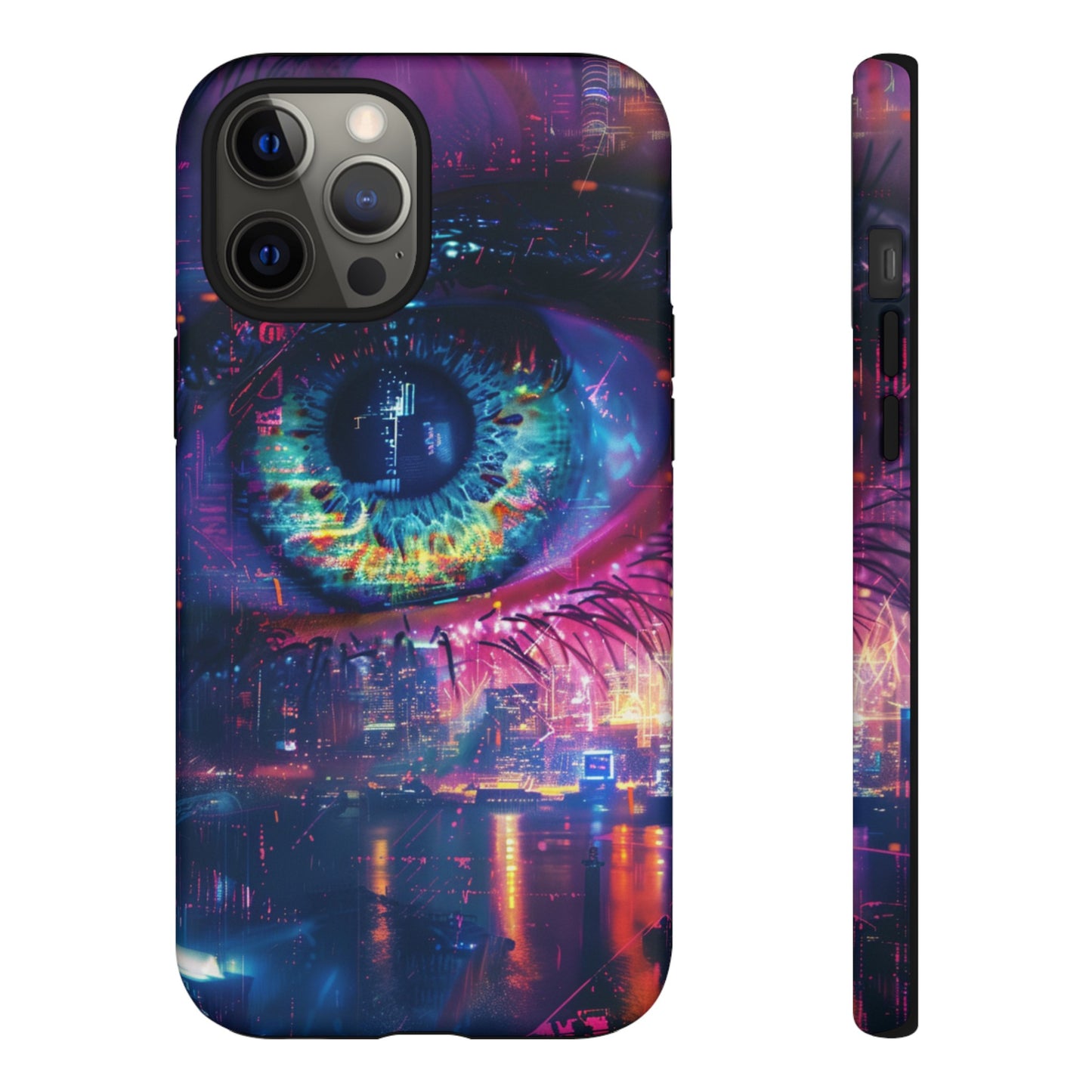 Eye of the Beholder Cyberpunk Art Phone Case