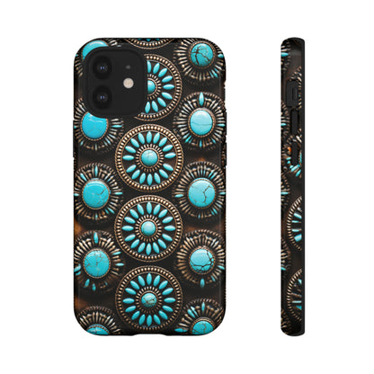 Vintage Navajo Native American Turquoise Concho Phone Case