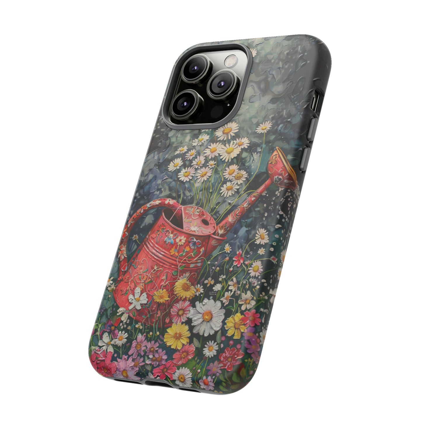 Flowers and Watering Can Floral Oil Painting Phone Case