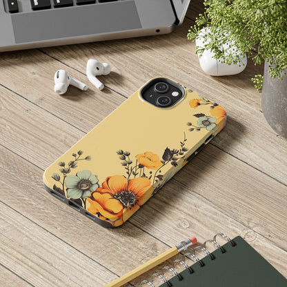 Classic Vintage Floral Case for iPhones – Timeless Elegance & Protection