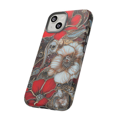 Stained Glass Floral Paisley Explosion Phone Case