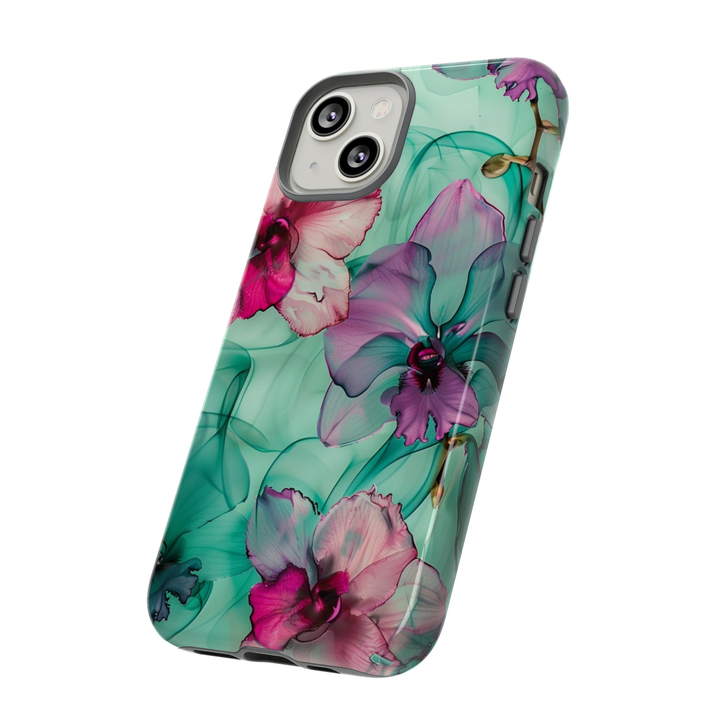 Watercolor Floral Orchids Phone Case