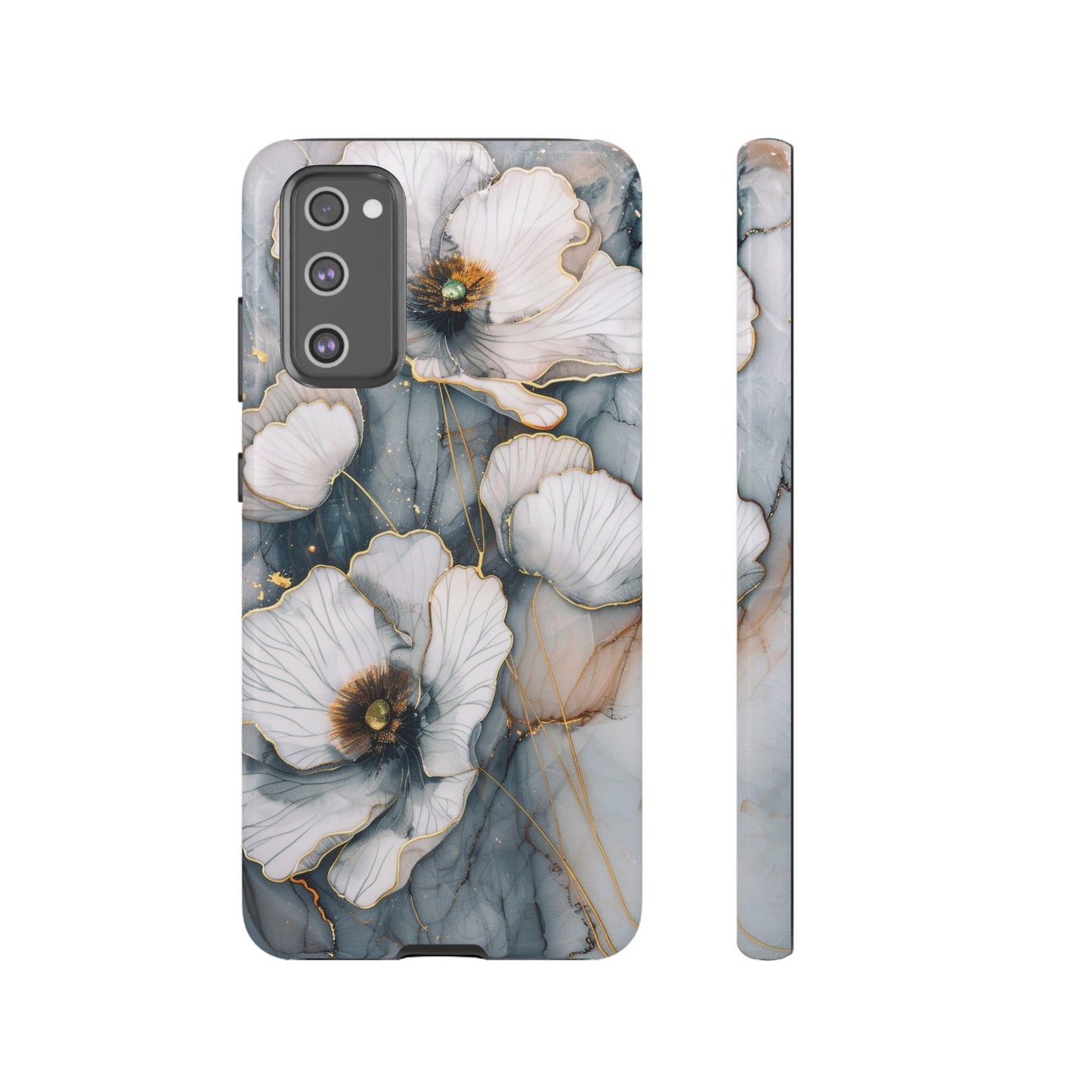 Flowers and Gold Phone Case