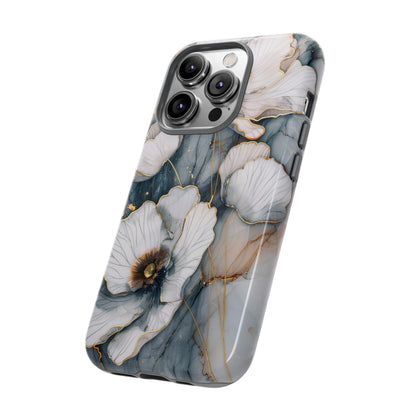 Flowers and Gold Phone Case