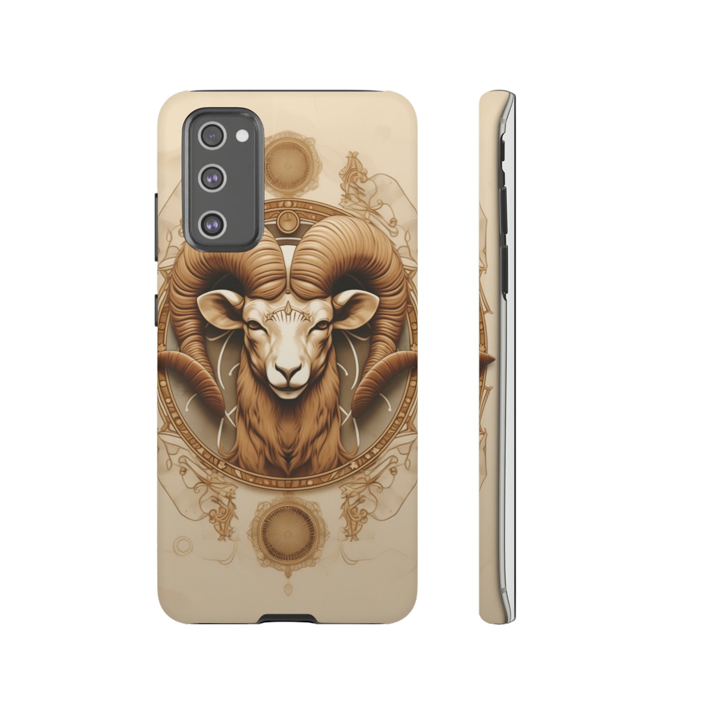 Aries Astrology Stained Glass Phone Case