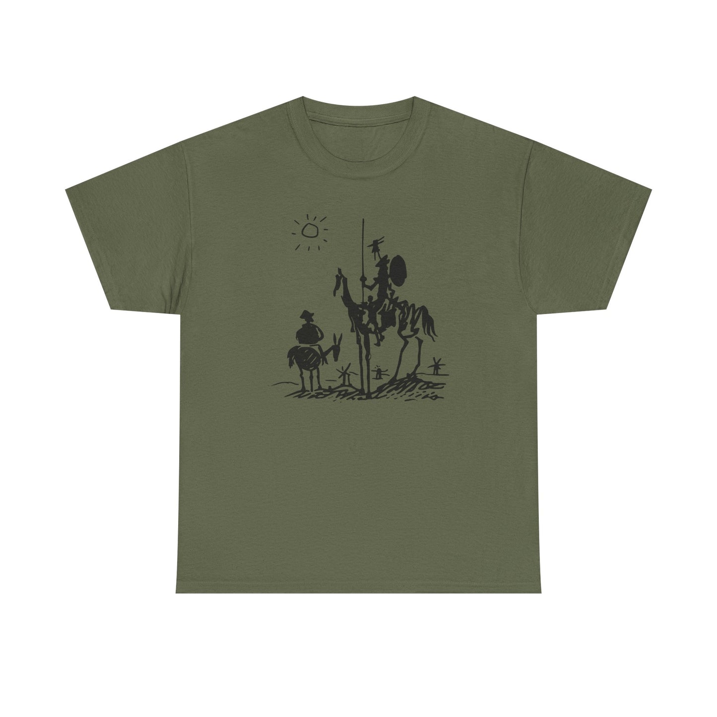 Don Quixote Classic Literature Graphic T-Shirt