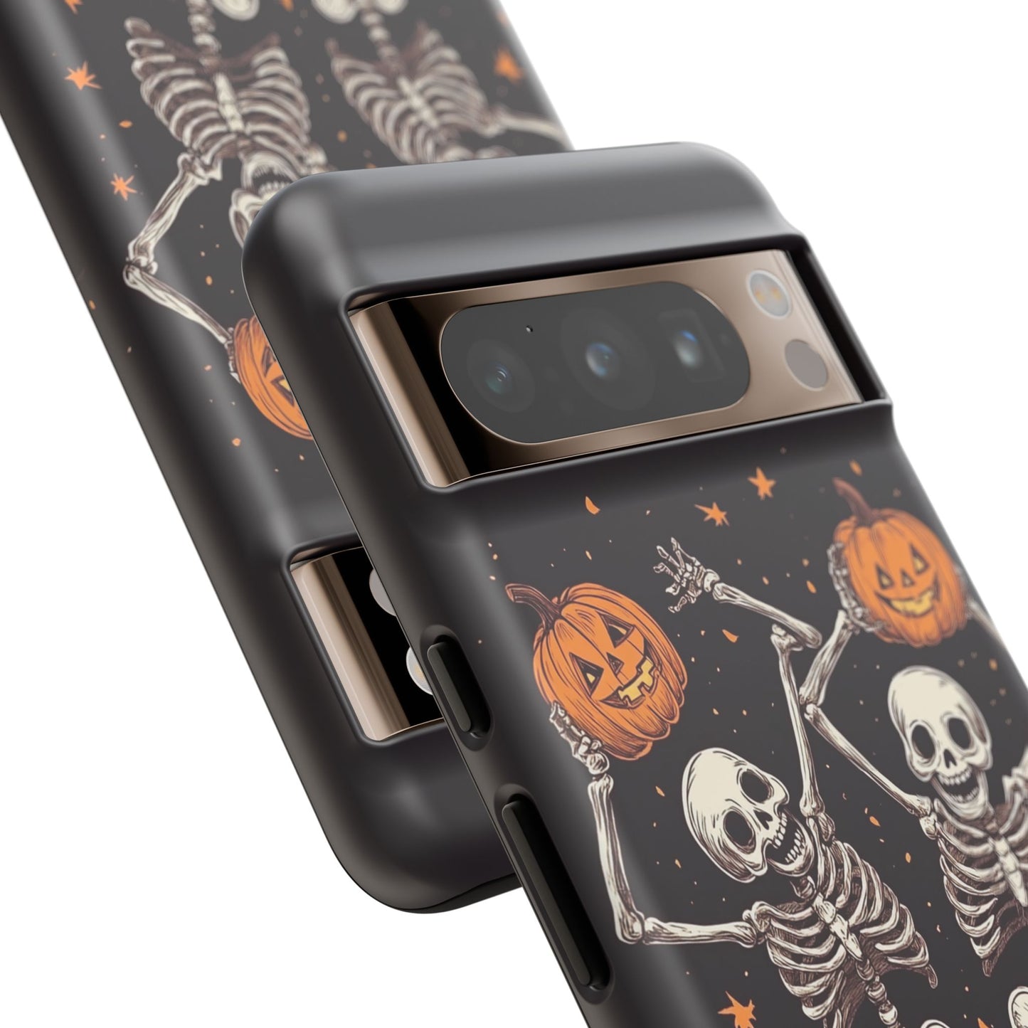 Dancing Skeletons with Jack-o'-Lanterns Phone Cover